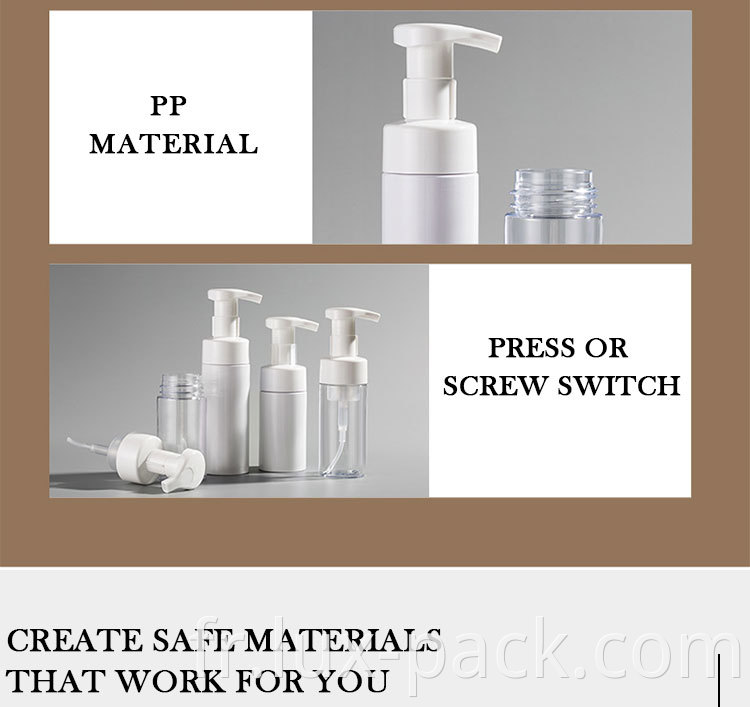 Pompe de lotion en mousse Yu yao Pompe de distribution de savon de savon liquide Pompe de moussage pour cosmétique